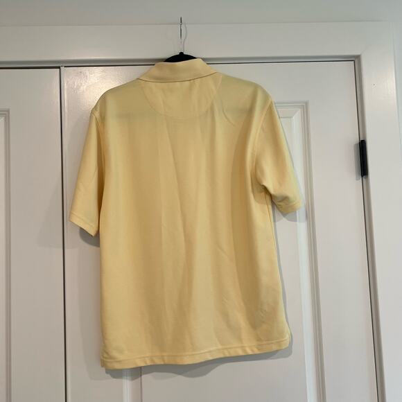 Cubavera Men's Polo Light Yellow Size Small - Picture 3 of 7
